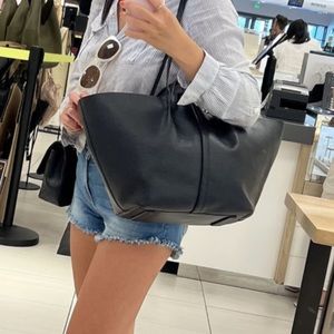 Allsaints Odette leather Tote in Black Like New